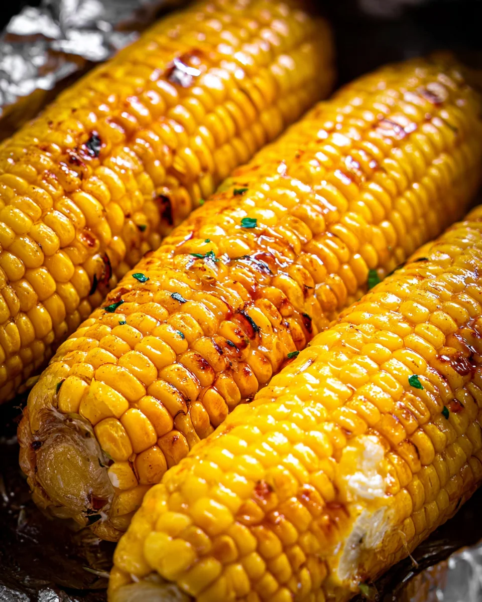 Grilled Corn on the Cob in Foil 19 Grilled