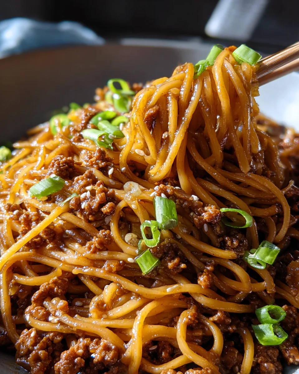 Ground Beef Mongolian Noodles 23 Ground Beef Mongolian Noodles