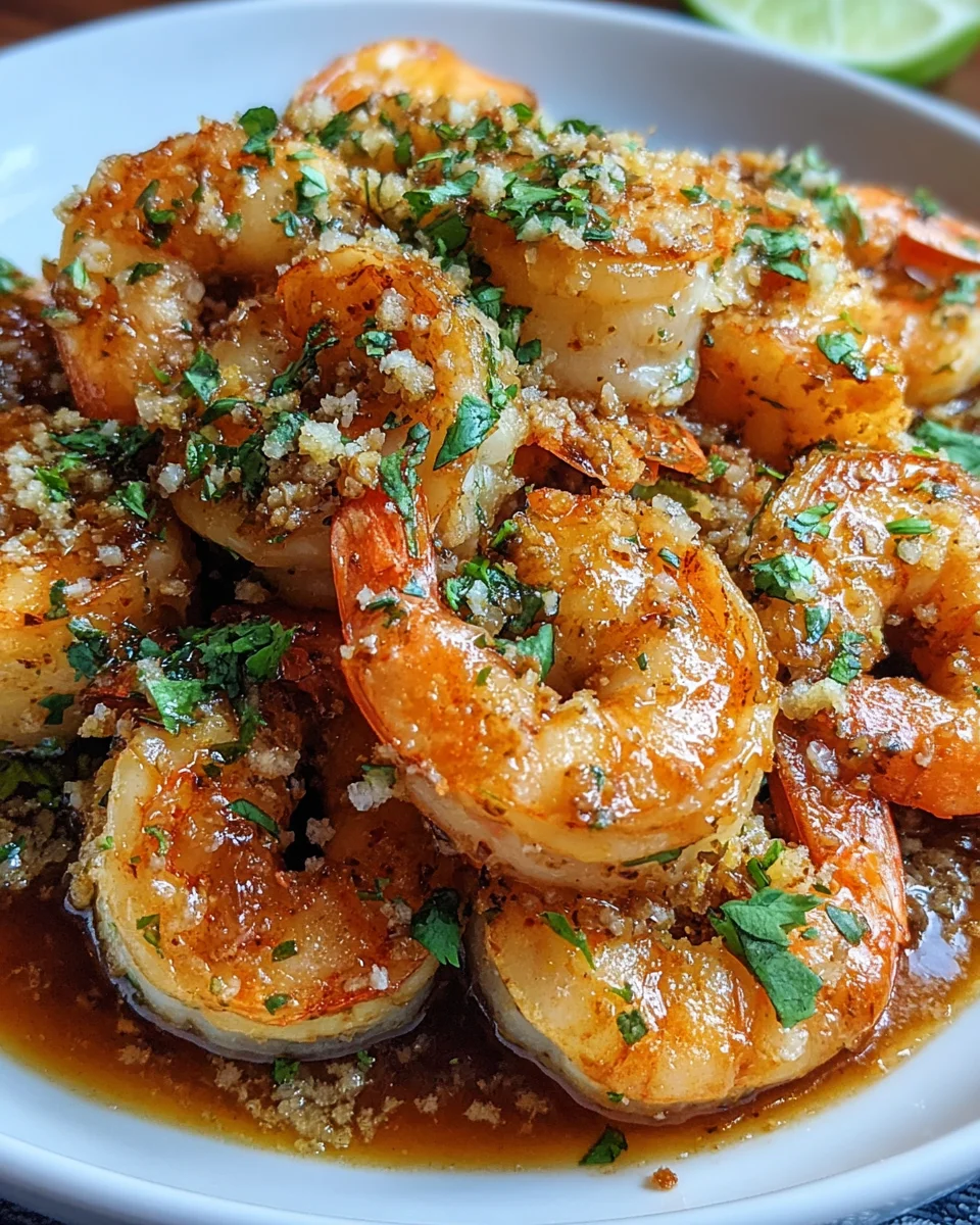 Hawaiian Garlic Shrimp Hawaiian