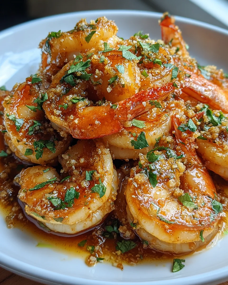 Hawaiian Garlic Shrimp Hawaiian