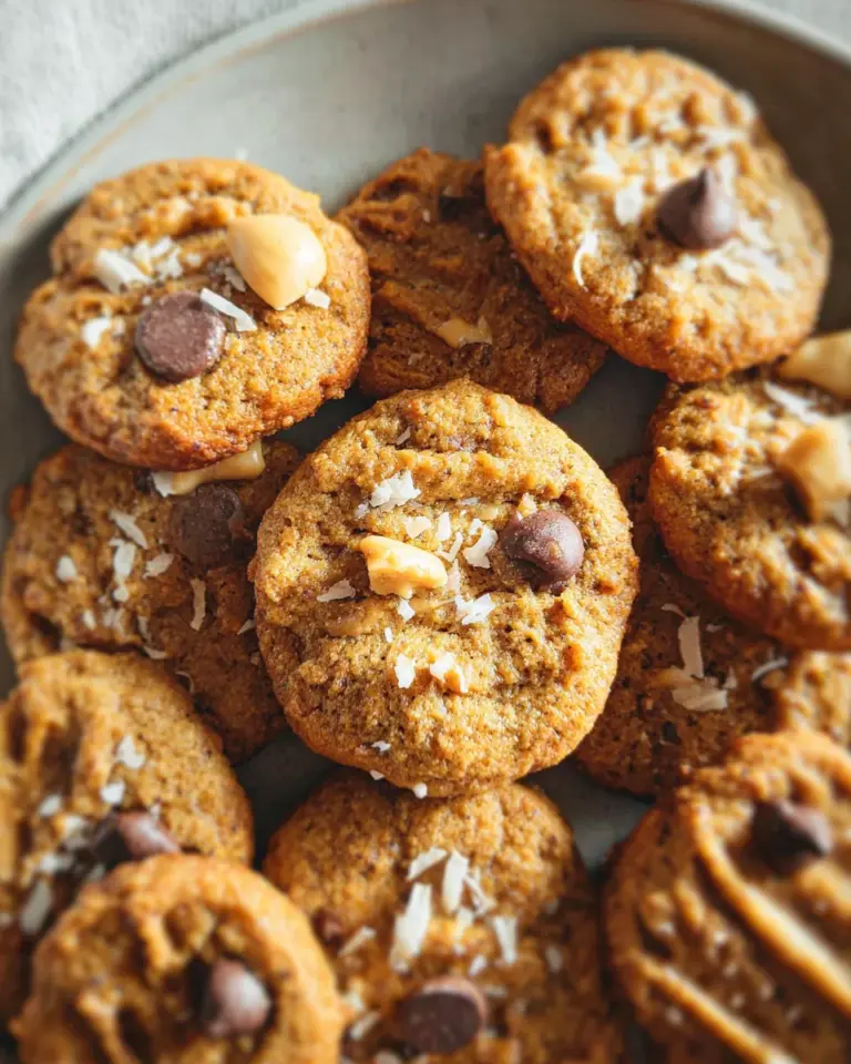 Healthy Peanut Butter Banana Cookies