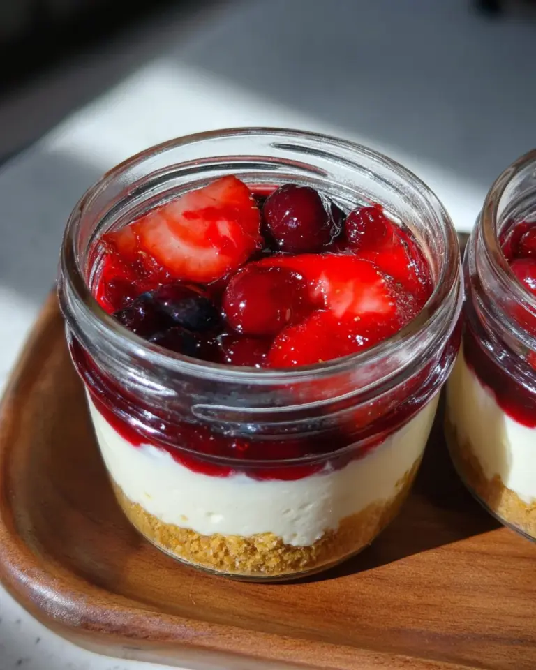 High Protein Cheesecake Jars