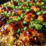 Honey BBQ Chicken Rice Honey BBQ Chicken Rice