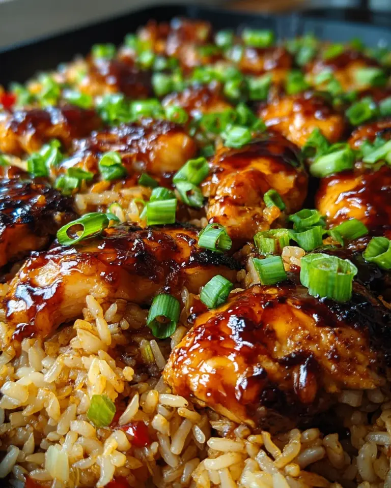 Honey BBQ Chicken Rice