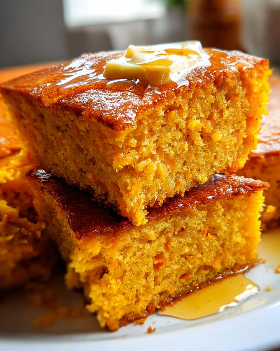 Honey Butter Sweet Potato Cornbread 25 Honey