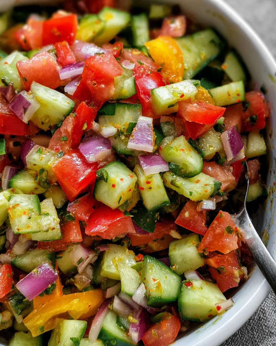 Indian Kachumber Salad Indian