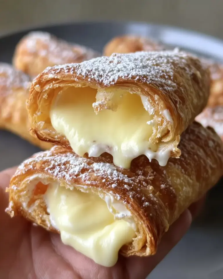 Italian Cream Stuffed Cannoncini