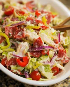 Italian Grinder Salad (Chopped Sub Salad)