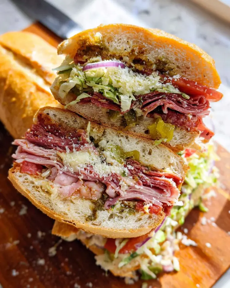 Italian Grinder Salad Sandwich (TikTok Viral Recipe)