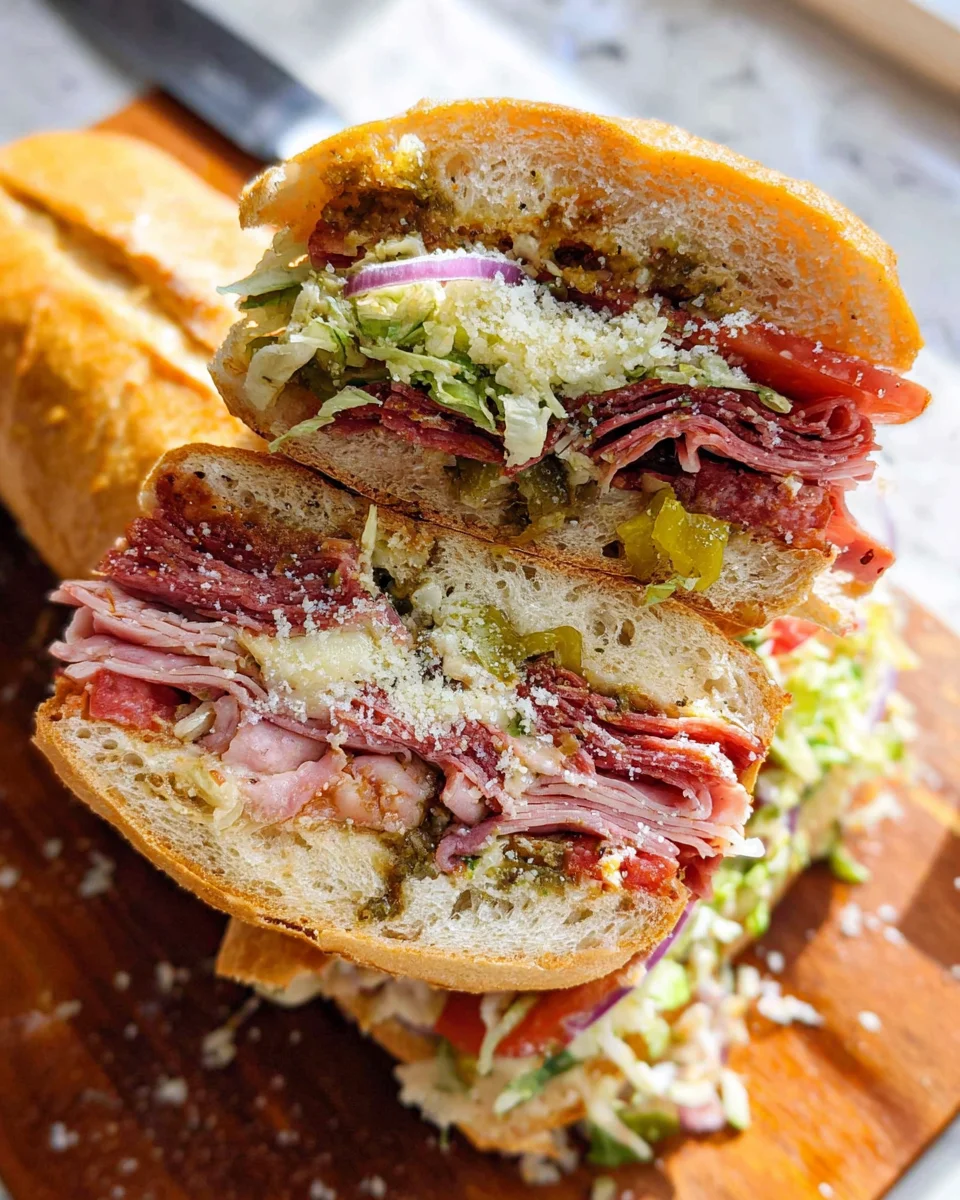 Italian Grinder Salad Sandwich (TikTok Viral Recipe) Italian Grinder Salad Sandwich (TikTok Viral Recipe)