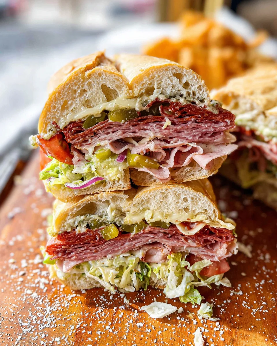 Italian Grinder Salad Sandwich (TikTok Viral Recipe) Italian