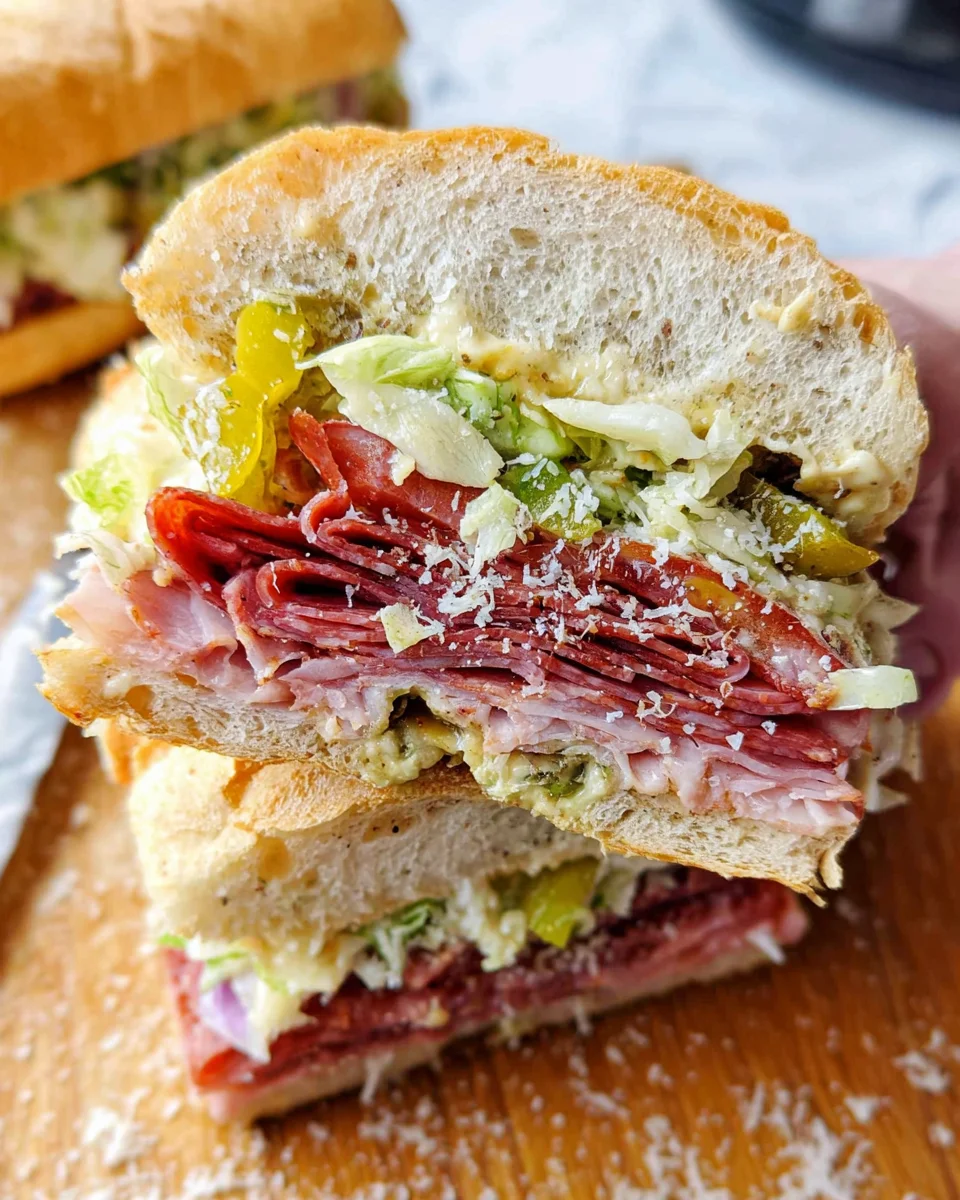 Italian Grinder Salad Sandwich (TikTok Viral Recipe) Italian