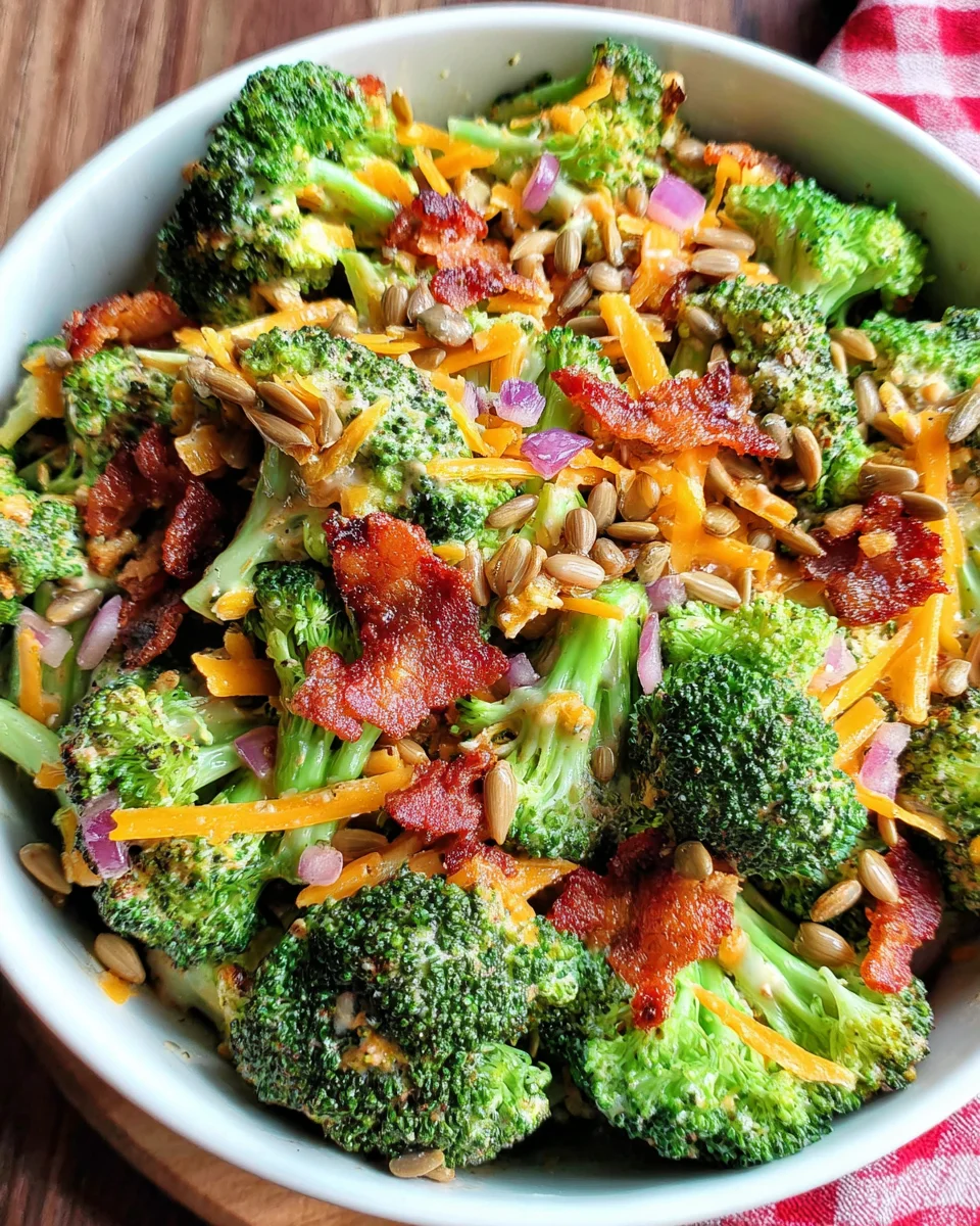 Keto Broccoli Salad Recipe