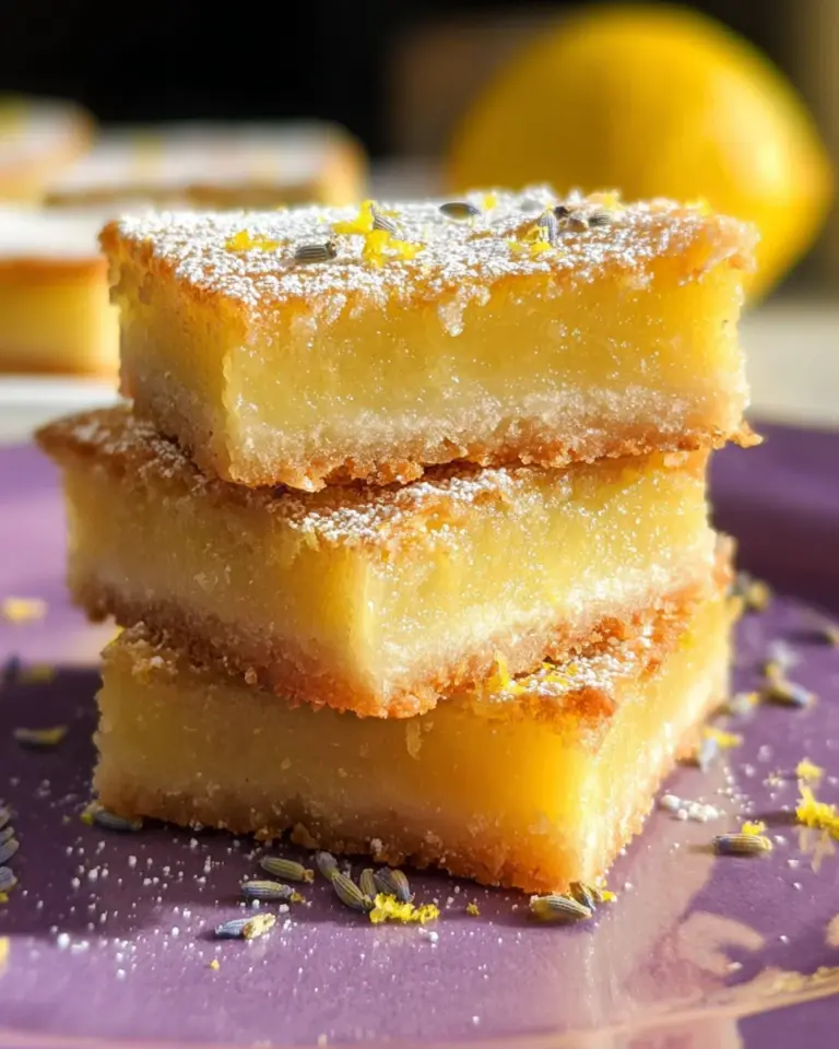 Lavender Lemon Bars