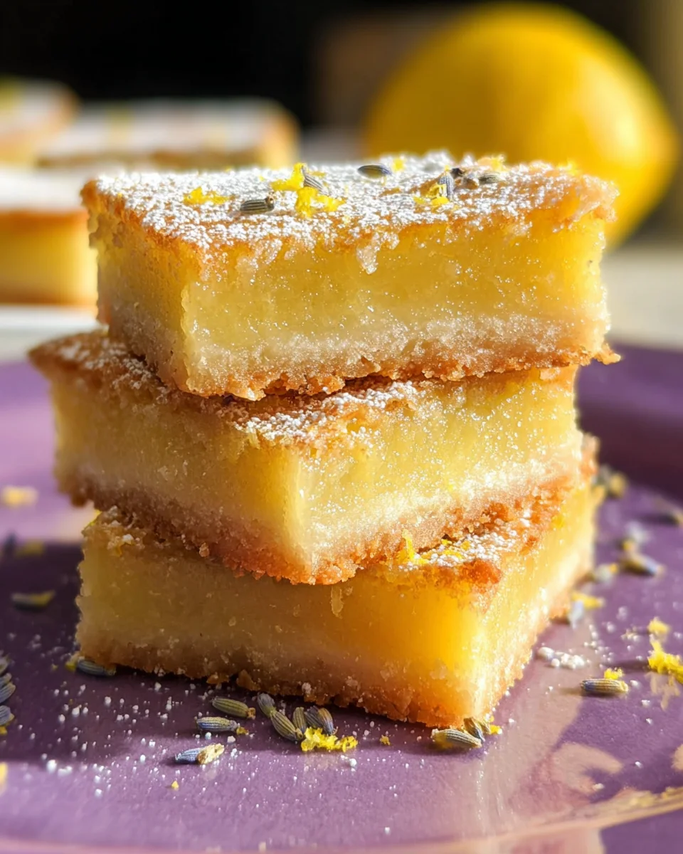 Lavender Lemon Bars Lavender Lemon Bars