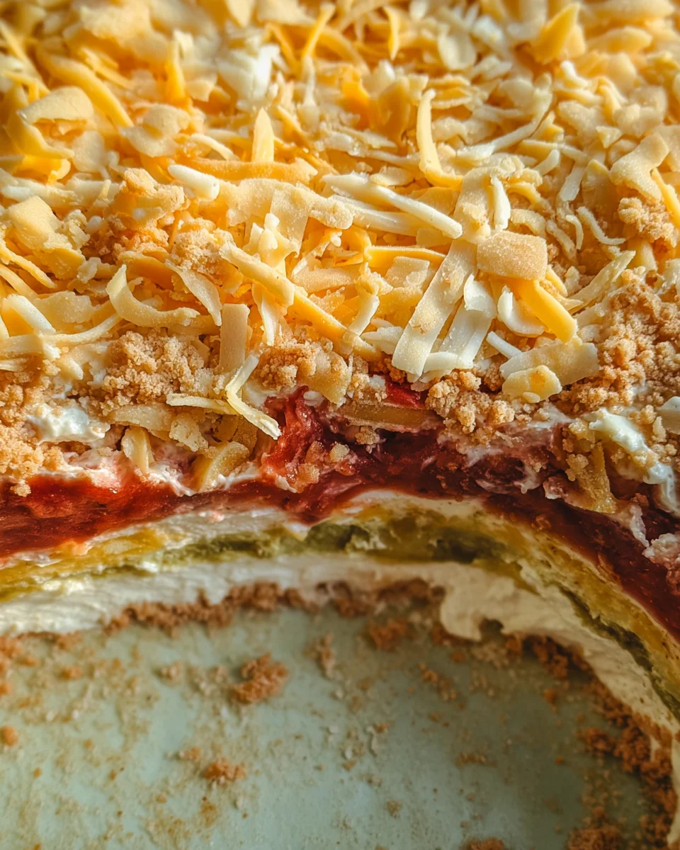 Layered Cream Cheese and Salsa Dip Layered Cream Cheese and Salsa Dip