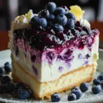 Lemon Blueberry Shortbread Mousse Cake Lemon Blueberry Shortbread Mousse Cake