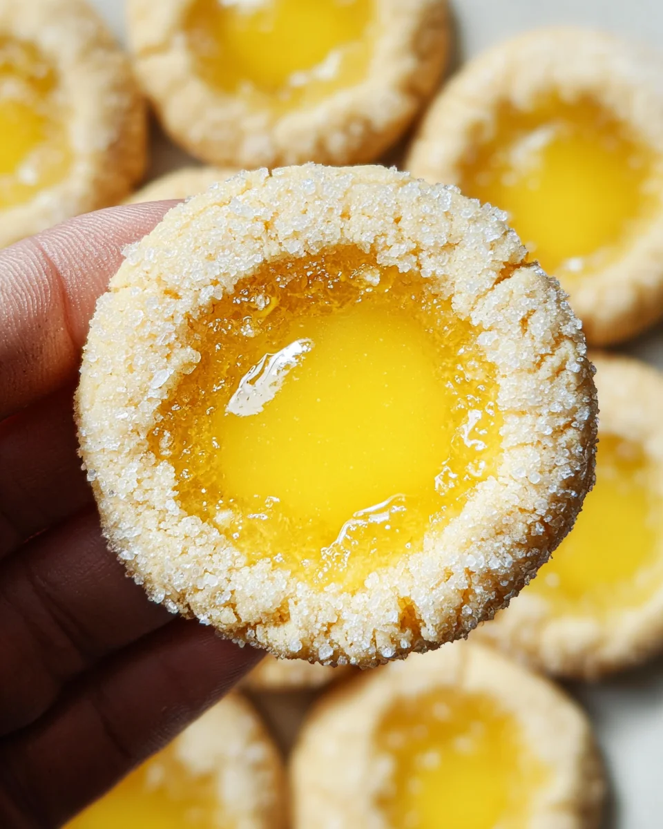 Lemon Curd Cookies Recipe Lemon