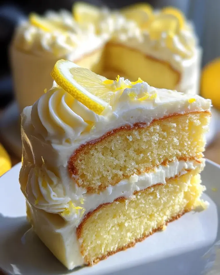 Lemon Velvet Cake with Lemon Cream Cheese Frosting