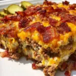 Low-Carb Bacon Cheeseburger Casserole Low-Carb Bacon Cheeseburger Casserole