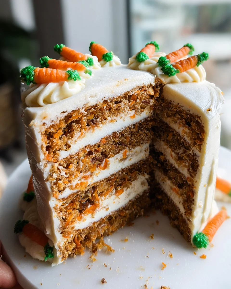 MOIST Vegan Carrot Cake Recipe with Cream Cheese Frosting MOIST Vegan Carrot Cake Recipe with Cream Cheese Frosting