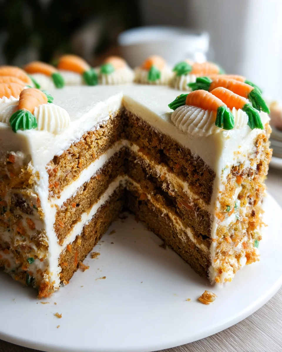 MOIST Vegan Carrot Cake Recipe with Cream Cheese Frosting MOIST