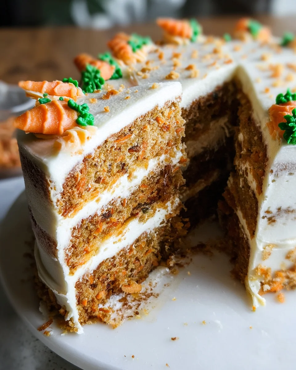MOIST Vegan Carrot Cake Recipe with Cream Cheese Frosting MOIST