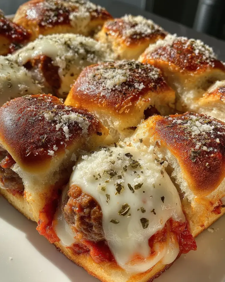 Meatball Parmesan Sliders