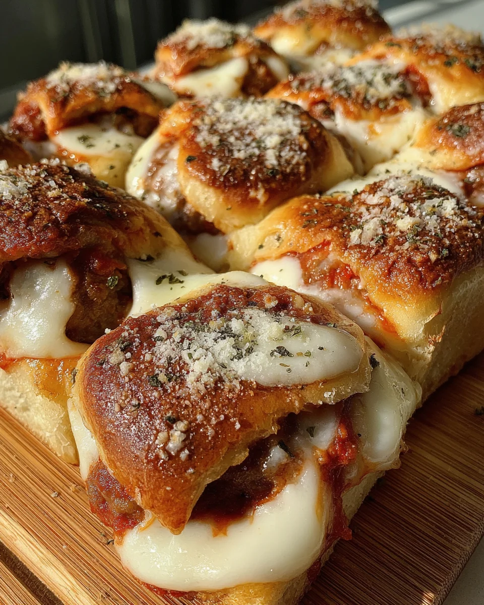 Meatball Parmesan Sliders Meatball