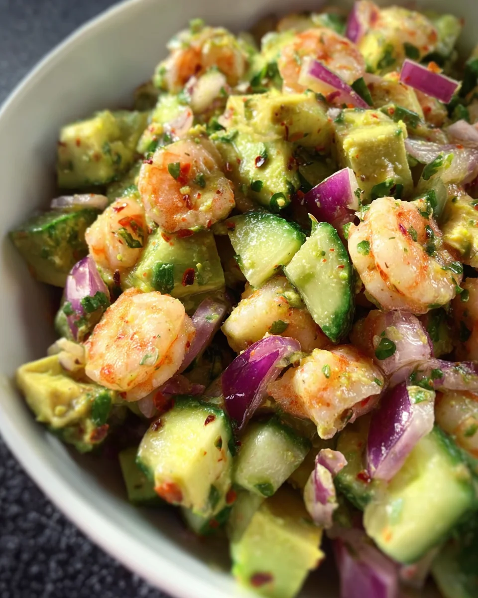 Mediterranean Keto Shrimp Salad Mediterranean