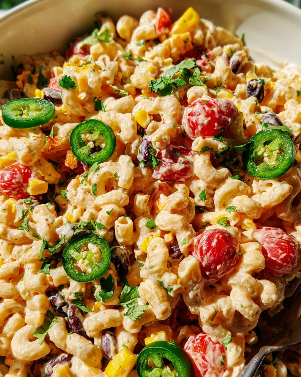 Mexican Macaroni Salad Recipe