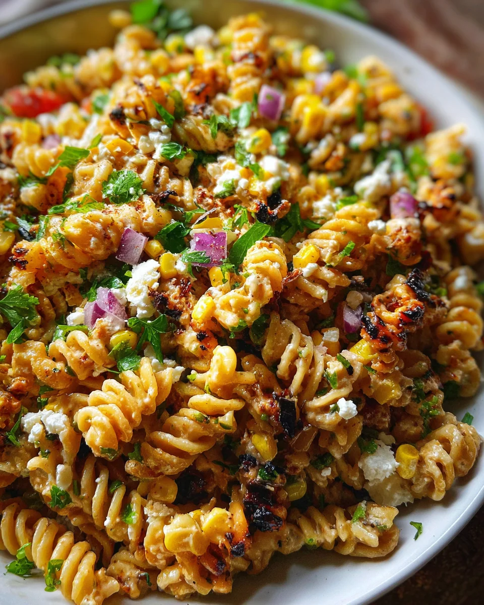 Mexican Street Corn Pasta Salad