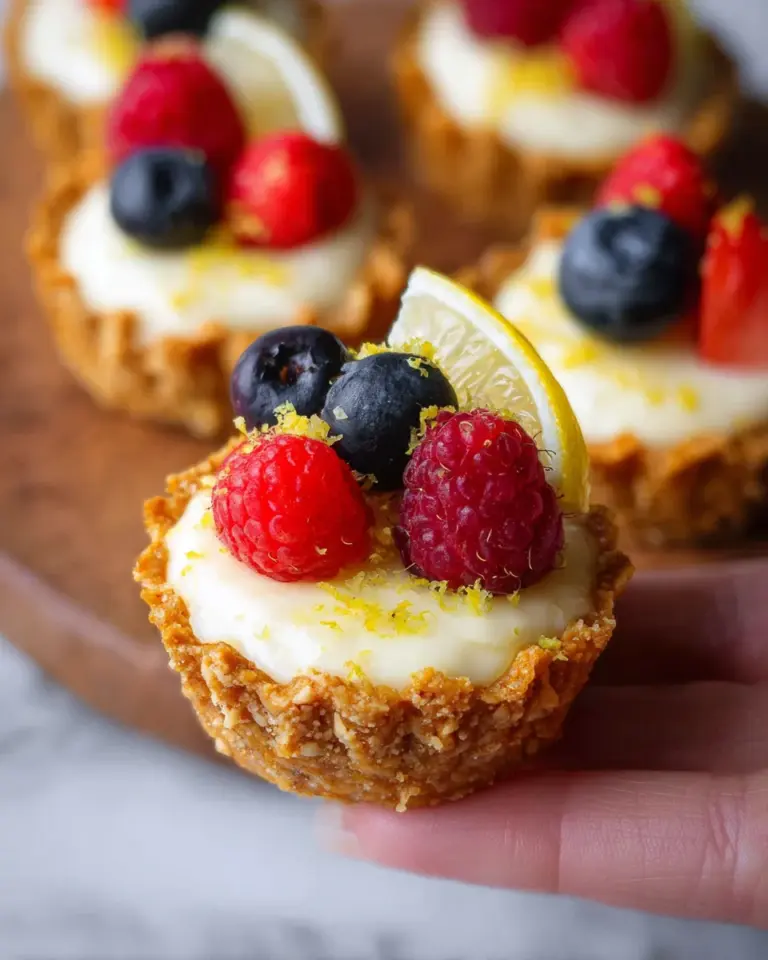 Mini Lemon Cheesecake Tarts
