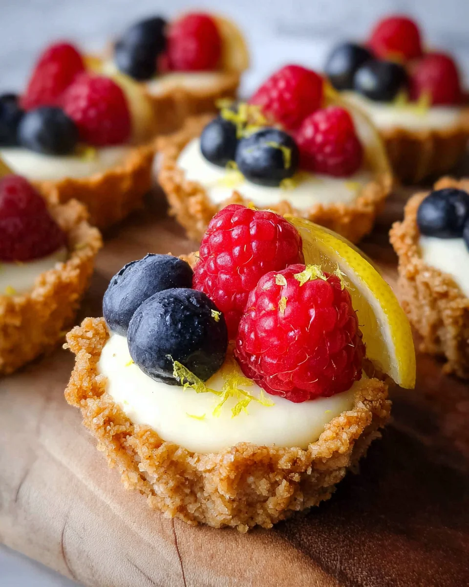 Mini Lemon Cheesecake Tarts Mini