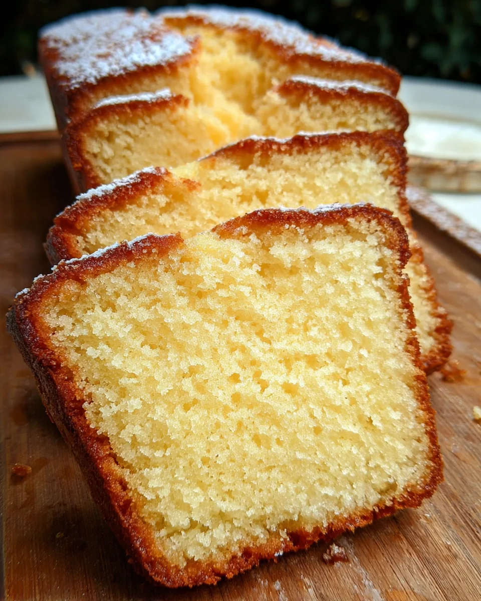 Moist Vanilla Pound Moist