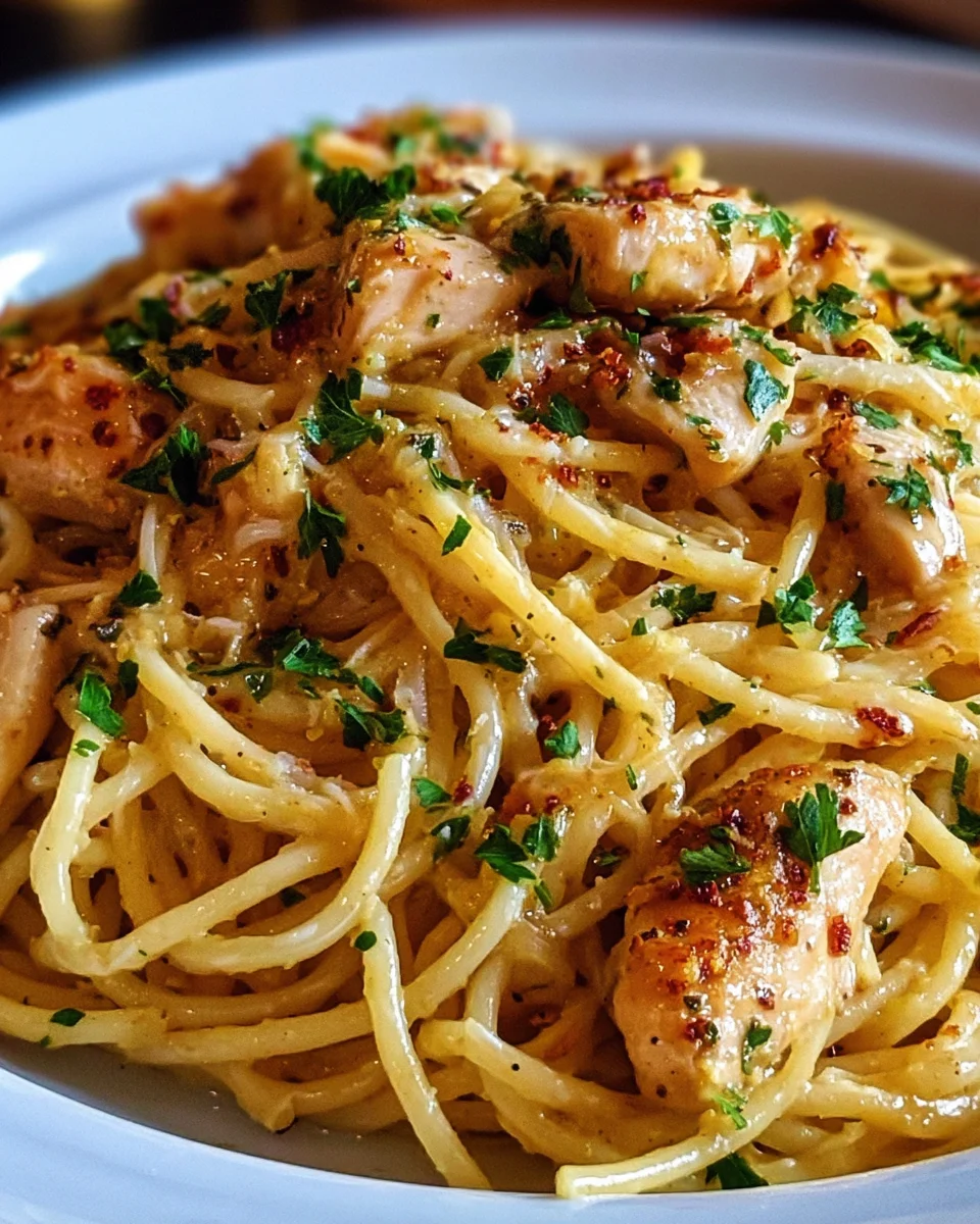 Monterey Chicken Spaghetti Monterey