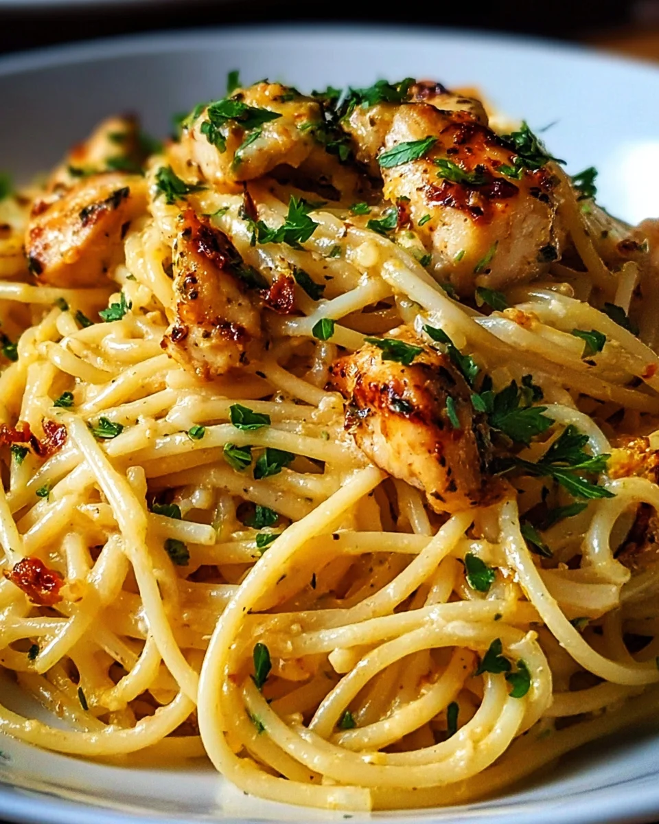Monterey Chicken Spaghetti Monterey