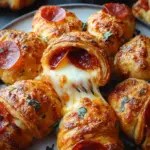 Mozzarella Pepperoni Croissant Rolls