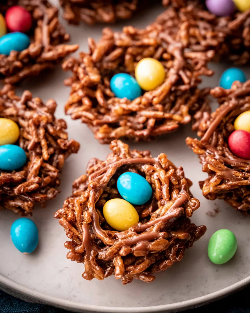 No-Bake Chocolate Bird Nests No-Bake