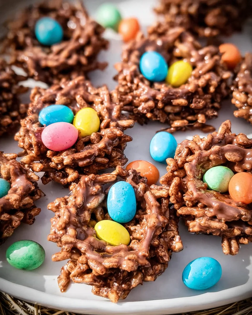 No-Bake Chocolate Bird Nests No-Bake
