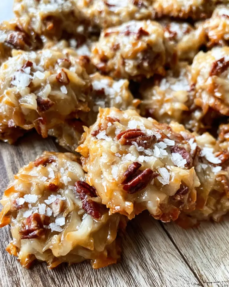 No-Bake Coconut Praline Cookies