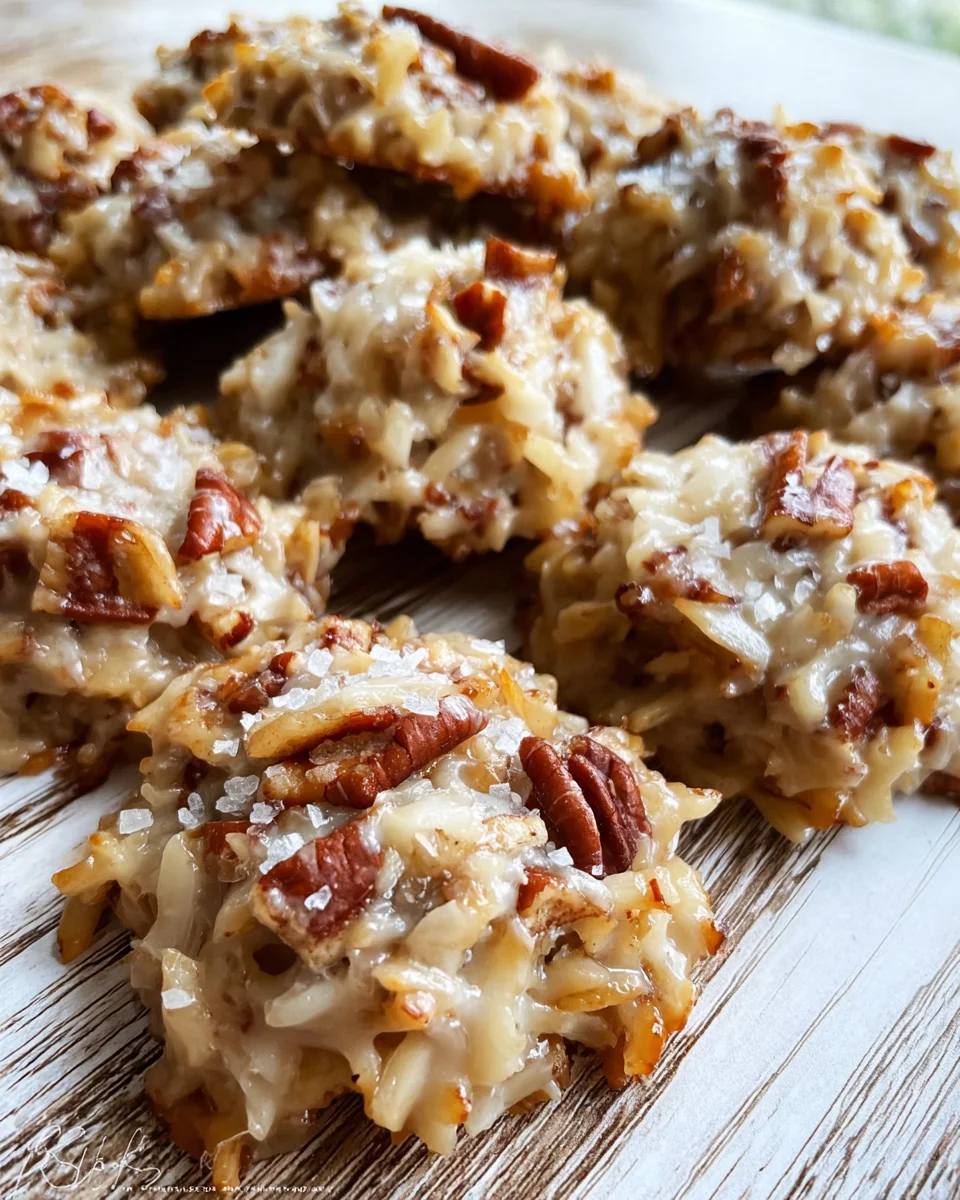 No-Bake Coconut Praline Cookies No-Bake