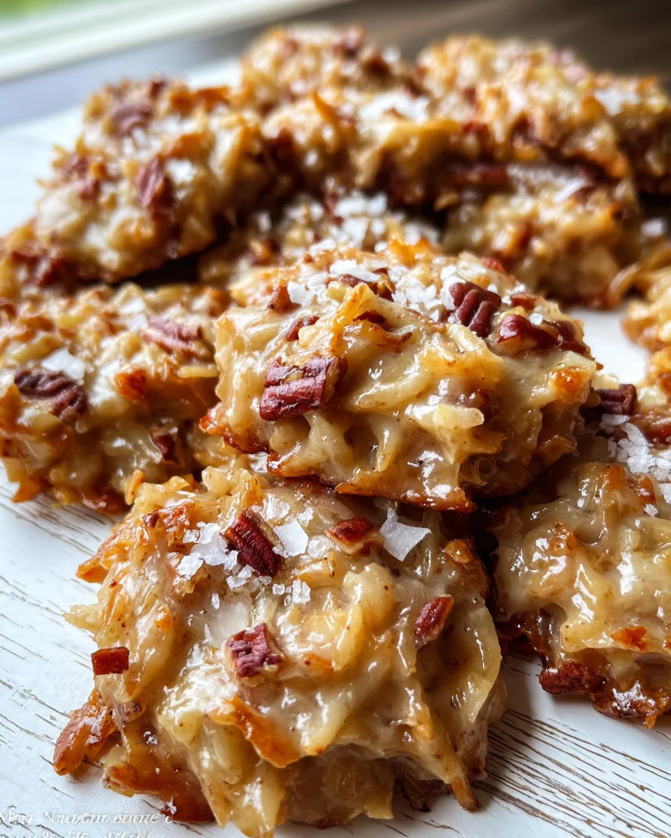 No-Bake Coconut Praline Cookies No-Bake