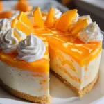 No-Bake Orange Creamsicle Cheesecake No-Bake Orange Creamsicle Cheesecake