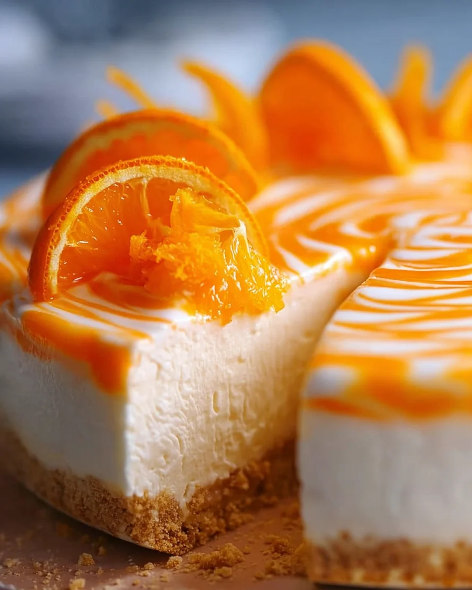No-Bake Orange Creamsicle Cheesecake No-Bake