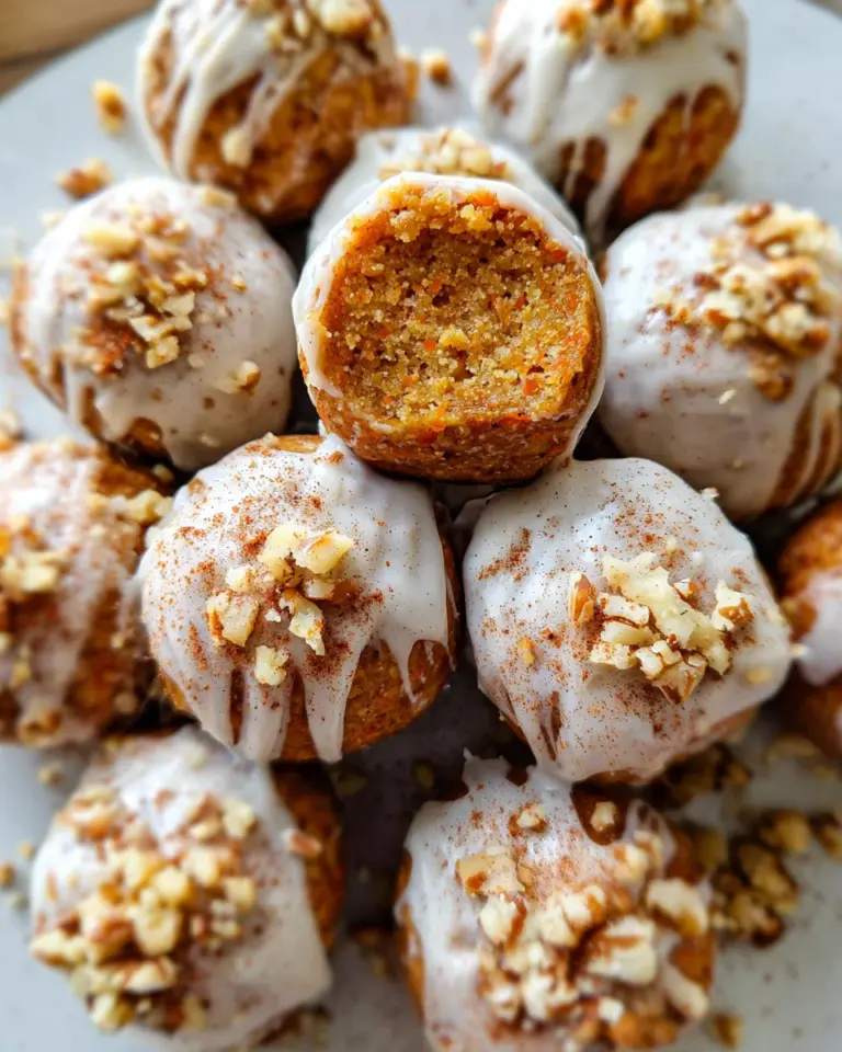 No Bake Carrot Cake Bites