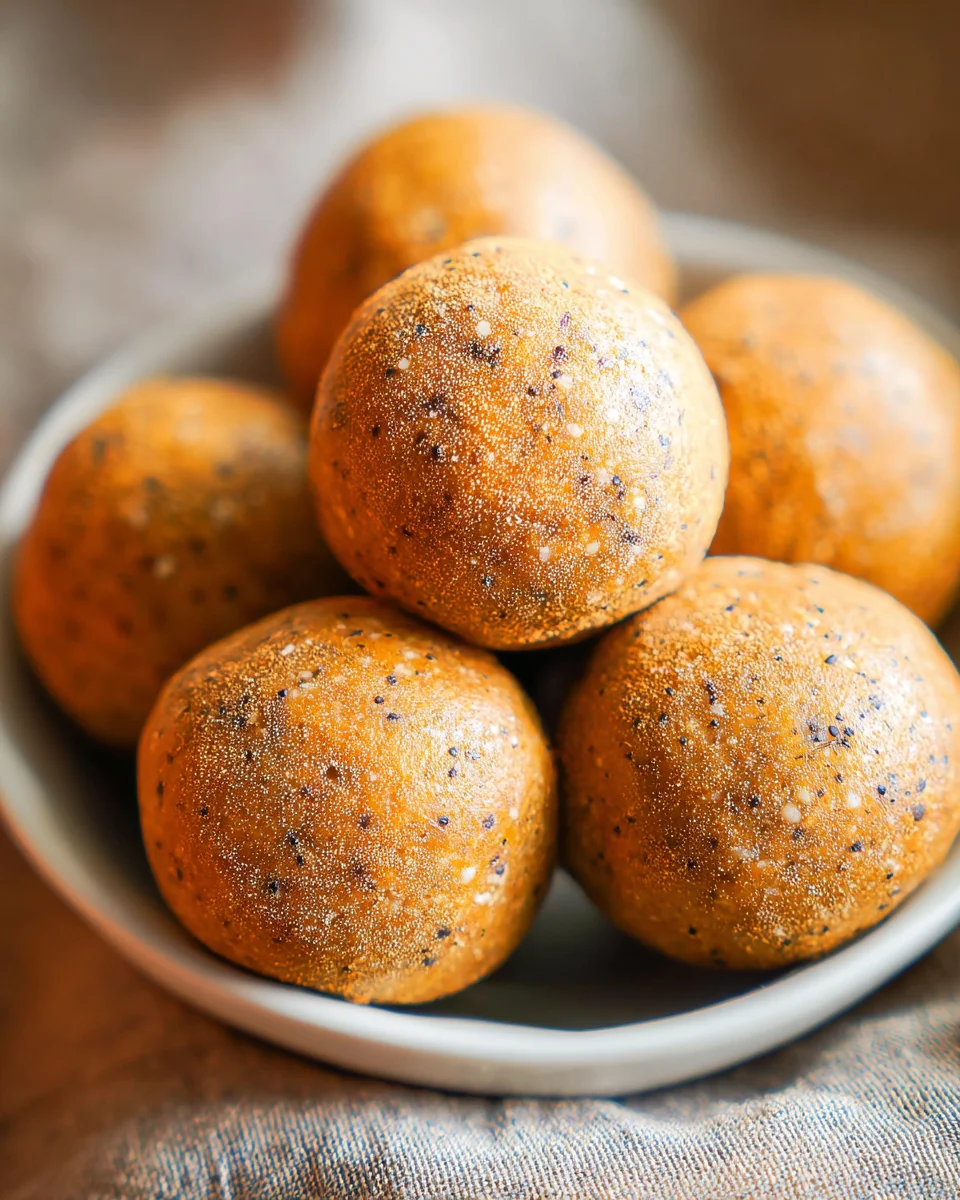 No Bake Healthy Pumpkin Pie Energy Balls No