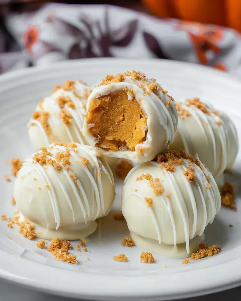 No Bake Pumpkin Balls