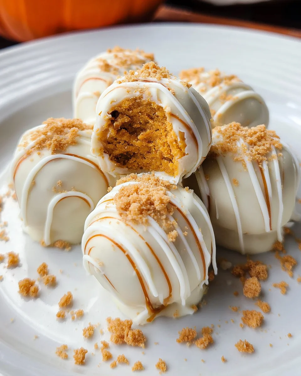 No Bake Pumpkin Balls No