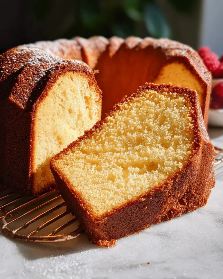 Old Fashioned Pound Cake